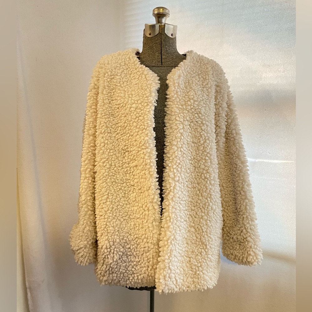 Band of Gypsies Teddy jacket with animal print lining